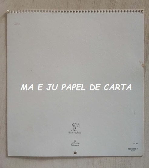 CALENDÁRIO ANO 1979 DA COLEÇÃO BETSEY CLARK HALLMARK - CL01 - Imagem 30