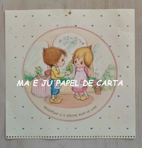FOLHA DECORADA CALENDÁRIO BETSEY CLARK HALLMARK – CL11