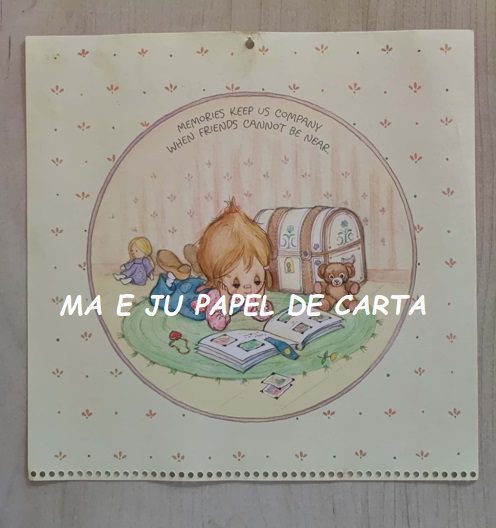 FOLHA DECORADA CALENDÁRIO BETSEY CLARK HALLMARK – CL12