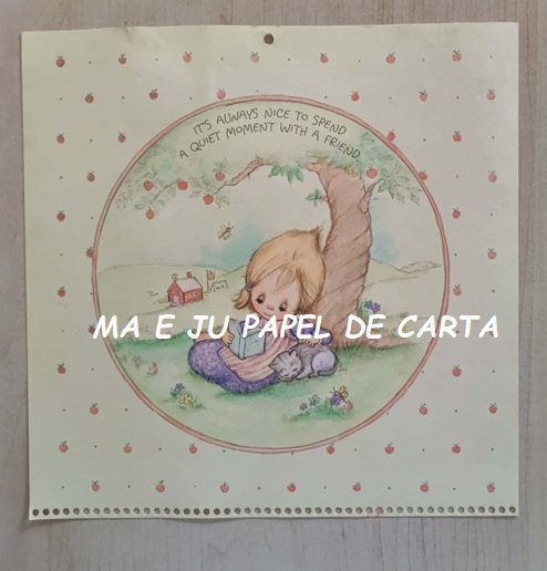 FOLHA DECORADA CALENDÁRIO BETSEY CLARK HALLMARK – CL18