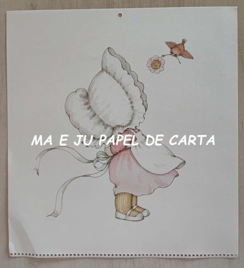 CALENDÁRIO ANO 1976 DA COLEÇÃO SUNBONNET CHARMERS – CL73 - Imagem 4