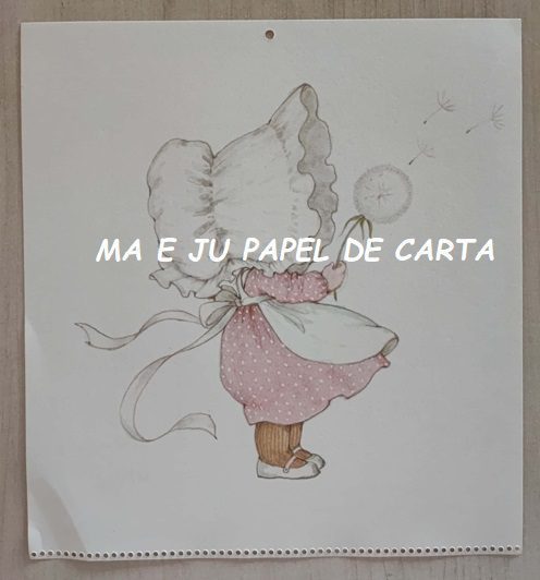 CALENDÁRIO ANO 1976 DA COLEÇÃO SUNBONNET CHARMERS – CL73 - Imagem 12