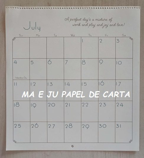 CALENDÁRIO ANO 1976 DA COLEÇÃO SUNBONNET CHARMERS – CL73 - Imagem 17