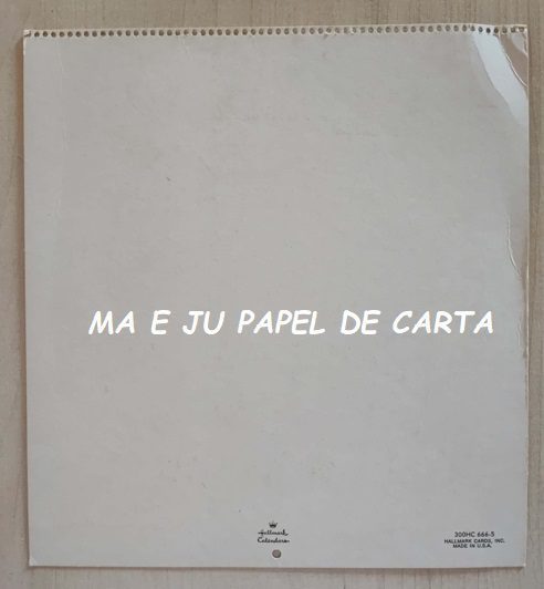 CALENDÁRIO ANO 1976 DA COLEÇÃO SUNBONNET CHARMERS – CL73 - Imagem 30