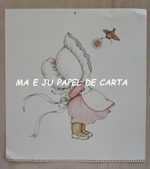 CALENDÁRIO ANO 1976 DA COLEÇÃO SUNBONNET CHARMERS – CL74 - Imagem 4