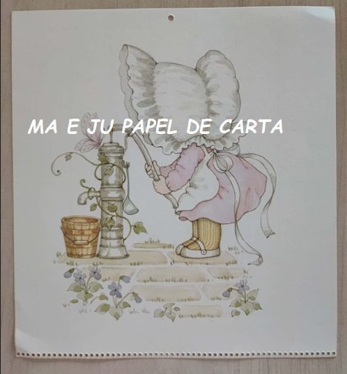 CALENDÁRIO ANO 1976 DA COLEÇÃO SUNBONNET CHARMERS – CL74 - Imagem 8