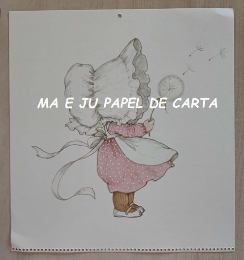CALENDÁRIO ANO 1976 DA COLEÇÃO SUNBONNET CHARMERS – CL74 - Imagem 12