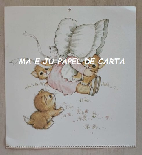 CALENDÁRIO ANO 1976 DA COLEÇÃO SUNBONNET CHARMERS – CL74 - Imagem 14