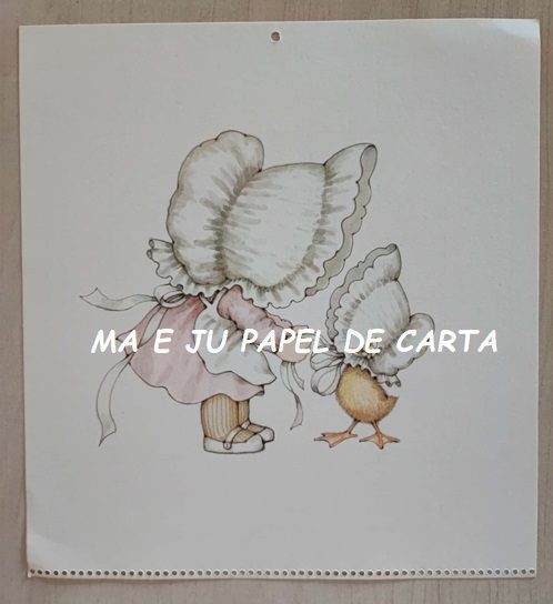 CALENDÁRIO ANO 1976 DA COLEÇÃO SUNBONNET CHARMERS – CL74 - Imagem 18