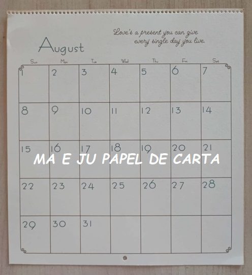 CALENDÁRIO ANO 1976 DA COLEÇÃO SUNBONNET CHARMERS – CL74 - Imagem 19