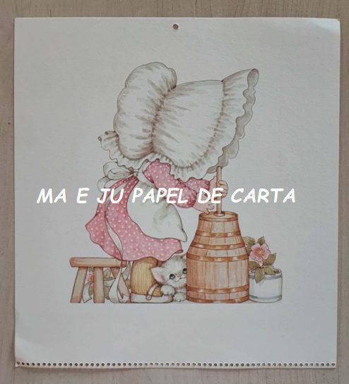 CALENDÁRIO ANO 1976 DA COLEÇÃO SUNBONNET CHARMERS – CL74 - Imagem 20