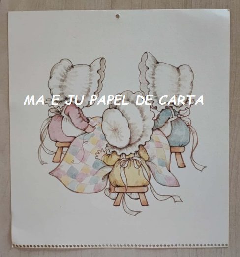 CALENDÁRIO ANO 1976 DA COLEÇÃO SUNBONNET CHARMERS – CL74 - Imagem 26