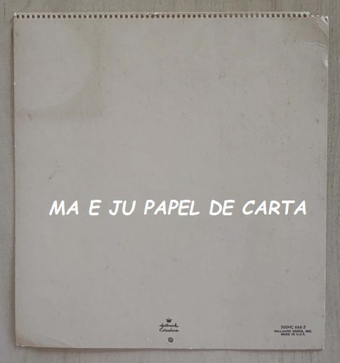 CALENDÁRIO ANO 1976 DA COLEÇÃO SUNBONNET CHARMERS – CL74 - Imagem 30