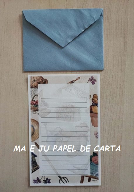 BICHINHO BEAR CONJUNTO IMPORTADO = PAPEL + ENVELOPE – BI193