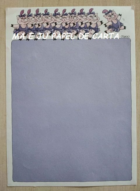 BICHINHO PIG CONJUNTO IMPORTADO = PAPEL + ENVELOPE – BI203 - Imagem 2