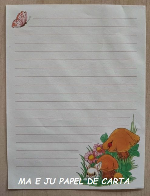 BICHINHO RABBIT CONJUNTO IMPORTADO = PAPEL + ENVELOPE – BI169 - Imagem 2