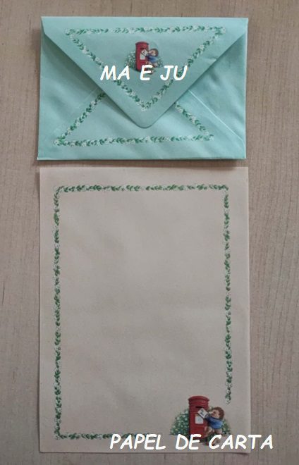 BICHINHO CONJUNTO IMPORTADO = PAPEL + ENVELOPE – BI174