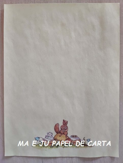 BICHINHO SQUIRREL CONJUNTO IMPORTADO = PAPEL + ENVELOPE – BI227 - Imagem 2