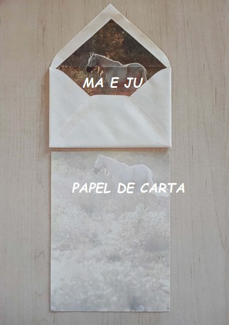 BICHINHO HORSE CONJUNTO IMPORTADO = PAPEL + ENVELOPE – BI228