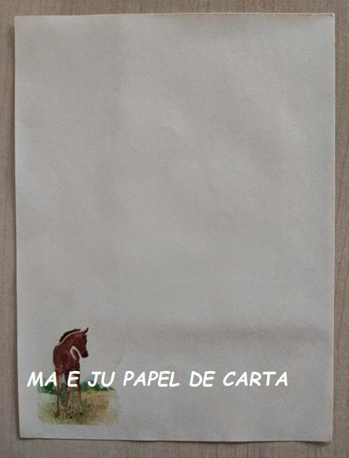 BICHINHO HORSE CONJUNTO IMPORTADO = PAPEL + ENVELOPE – BI182 - Imagem 2