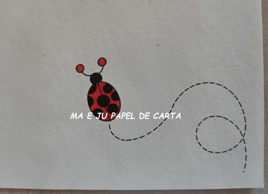 BICHINHO LADYBUG CONJUNTO IMPORTADO = PAPEL + ENVELOPE – BI230 - Imagem 3