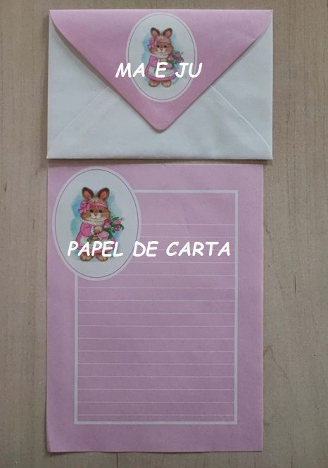 BICHINHO CONJUNTO IMPORTADO = PAPEL + ENVELOPE – BI184