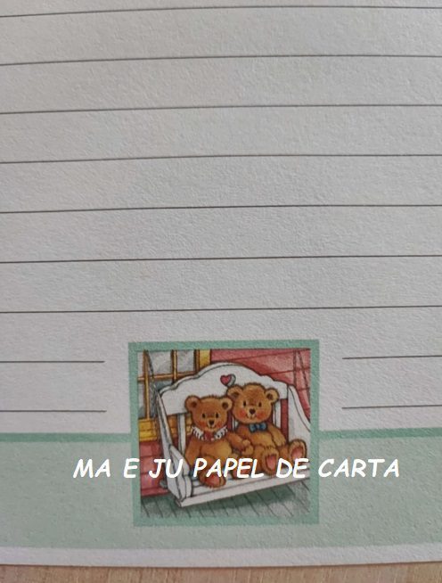 BICHINHO BEAR FOLHA AVULSA IMPORTADA = BI237 - Imagem 2