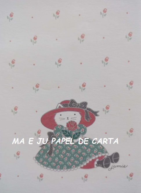 MENININHAS JAMIE VICTORIANA CONJUNTO IMPORTADO = CAPA + PAPEL + CARTÃO +ENVELOPE – MEN588 - Imagem 6