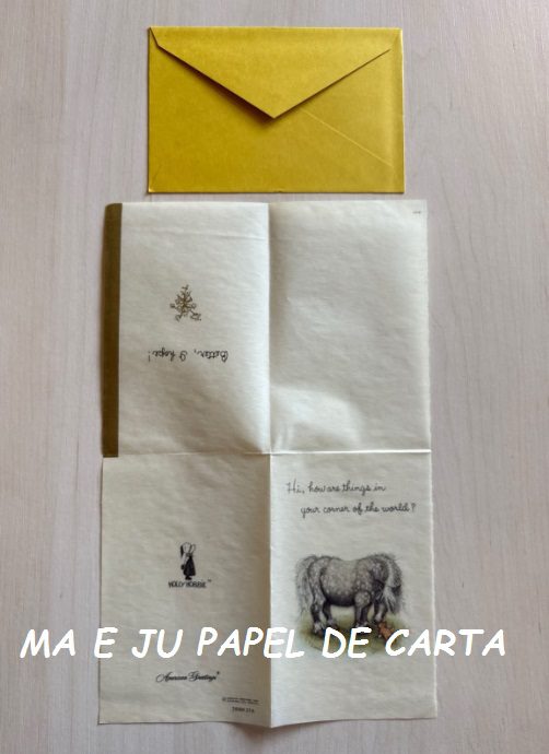 HOLLY HOBBIE NOTECARD IMPORTADO = HH687