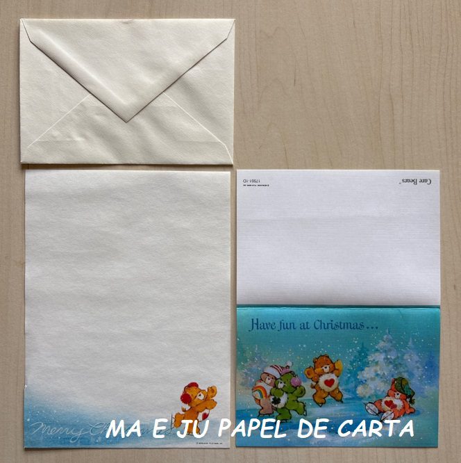 URSINHOS CARINHOSOS CONJUNTO IMPORTADO = PAPEL + ENVELOPE + CARTÃO – UC106