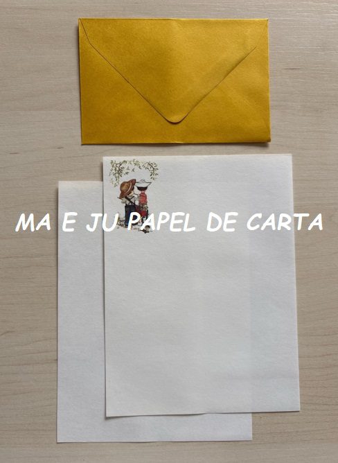 HOLLY HOBBIE CONJUNTO IMPORTADO = PAPEL + ENVELOPE – HH680