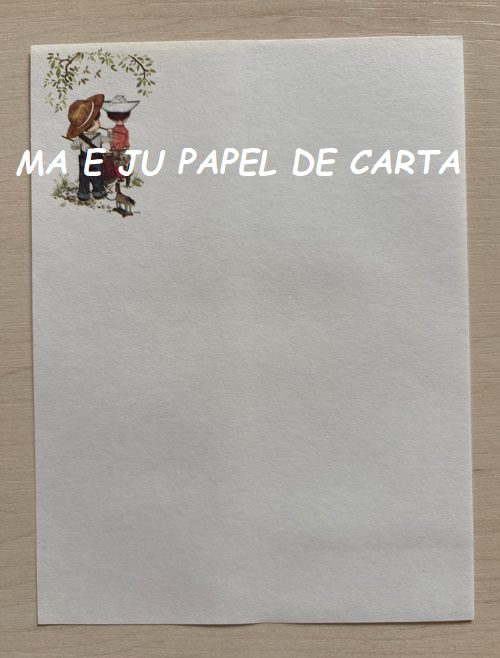 HOLLY HOBBIE CONJUNTO IMPORTADO = PAPEL + ENVELOPE – HH680 - Imagem 2
