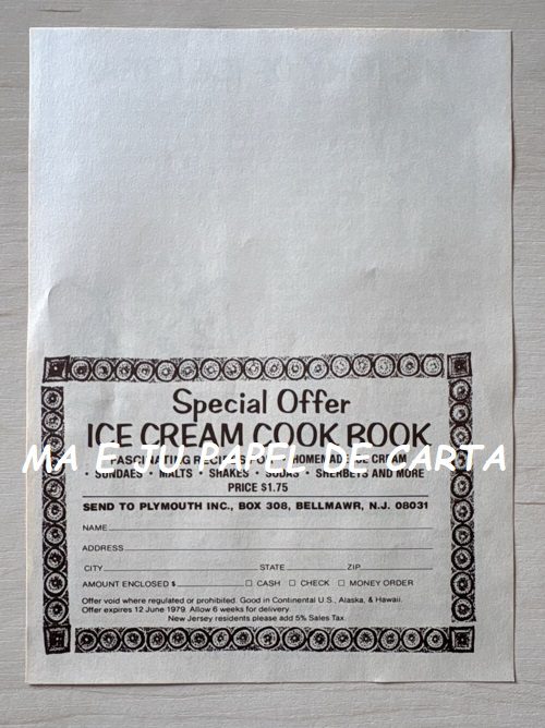 MENININHAS ICE CREAM CONJUNTO IMPORTADO = CAPA + PAPEL + ENVELOPE – MEN1483 - Imagem 5
