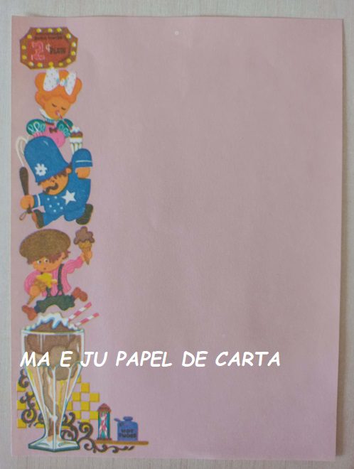 MENININHAS ICE CREAM CONJUNTO IMPORTADO = CAPA + PAPEL + ENVELOPE – MEN1483 - Imagem 6