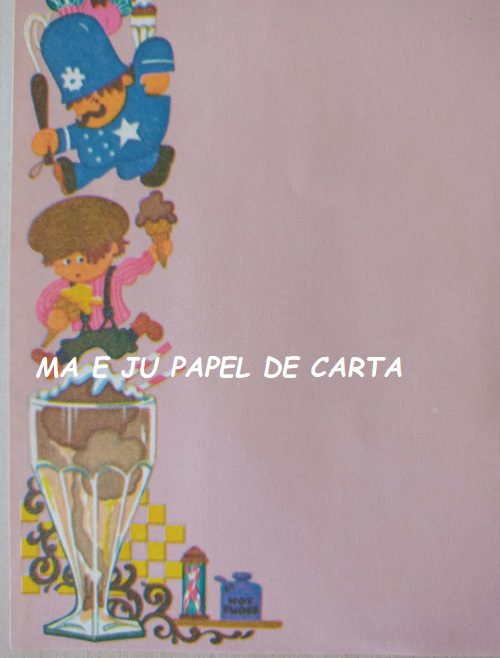 MENININHAS ICE CREAM CONJUNTO IMPORTADO = CAPA + PAPEL + ENVELOPE – MEN1483 - Imagem 7