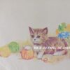 BICHINHO CAT CONJUNTO IMPORTADO = PAPEL + ENVELOPE – BI110 - Image 3