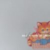 BICHINHO CAT CONJUNTO IMPORTADO = PAPEL + ENVELOPE – BI135 - Image 3