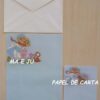 MENININHAS CONJUNTO IMPORTADO = PAPEL + ENVELOPE + MINI – MEN277