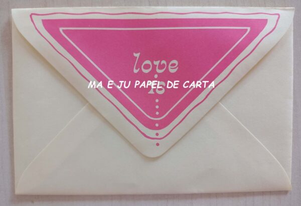 LOVE IS CONJUNTO IMPORTADO = PAPEL + ENVELOPE – LOV04 - Image 4