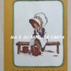 HOLLY HOBBIE FOLHA DECORADA SCRAPBOOKING IMPORTADA = HH270