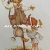 HOLLY HOBBIE FOLHA DECORADA SCRAPBOOKING IMPORTADA = HH271 - Image 2