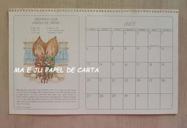 CALENDÁRIO POSTCARD ANO 1980 DA COLEÇÃO BETSEY CLARK HALLMARK – CL92 - Image 10