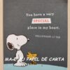 SNOOPY FOLHA DECORADA SCRAPBOOKING IMPORTADA = SN133 - Image 2