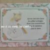 PRECIOUS MOMENTS MINI FOLHA DECORADA SCRAPBOOKING IMPORTADA = PM154 - Image 2