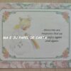 PRECIOUS MOMENTS MINI FOLHA DECORADA SCRAPBOOKING IMPORTADA = PM160 - Image 2