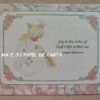 PRECIOUS MOMENTS MINI FOLHA DECORADA SCRAPBOOKING IMPORTADA = PM161 - Image 2