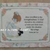 PRECIOUS MOMENTS MINI FOLHA DECORADA SCRAPBOOKING IMPORTADA = PM148 - Image 2