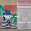 SNOOPY CONJUNTO IMPORTADO = CAPA + PAPEL + ENVELOPE – SN173