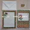 FLORES CALICO CONJUNTO IMPORTADO = PAPEL + ENVELOPE + POSTALETTE – FP112