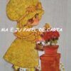 MARY HAMILTON FOLHA DECORADA SCRAPBOOKING IMPORTADA = MH168